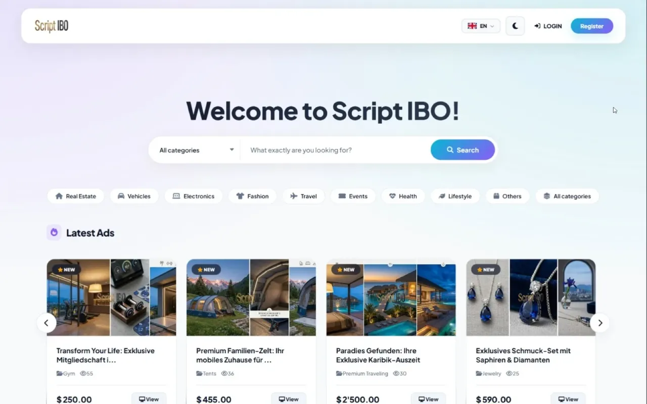 Alen Universal Theme – Temi Premium