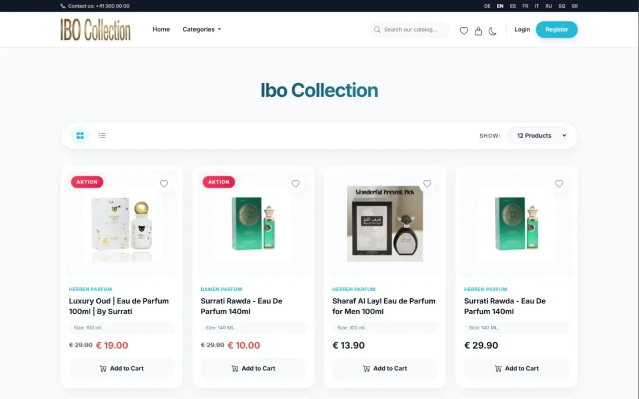 IBO Collection – Online Shops